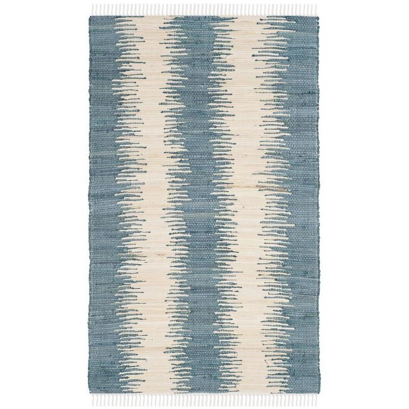 Montauk MTK751 Hand Woven Indoor Accent Rug - Blue - 4'x6' - Safavieh