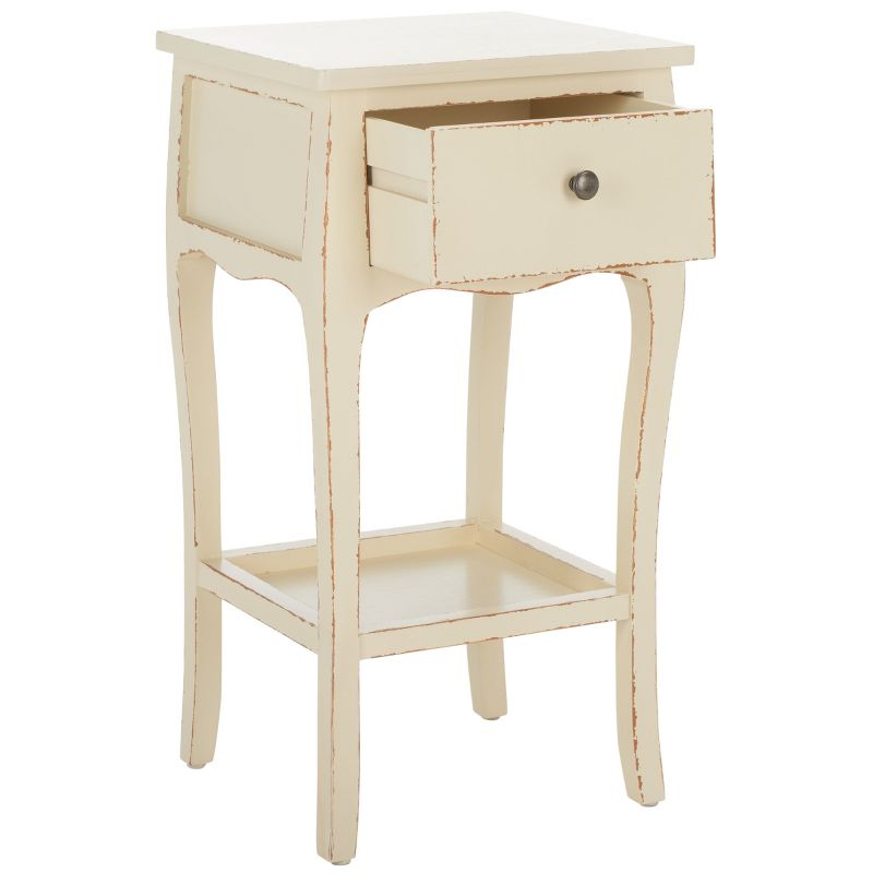 Thelma End Table - Vintage Cream - Safavieh