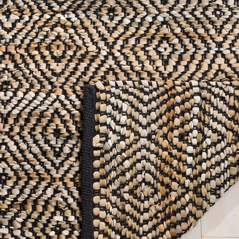 Vintage Leather VTL102 Hand Woven Area Rug - Beige - 8'x10' - Safavieh.
