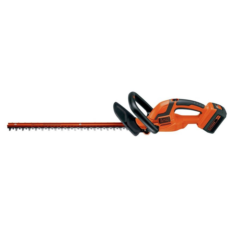 Black + Decker LHT2436 40V MAX Lithium-Ion Dual Action 24 in. Cordless Hedge Trimmer Kit