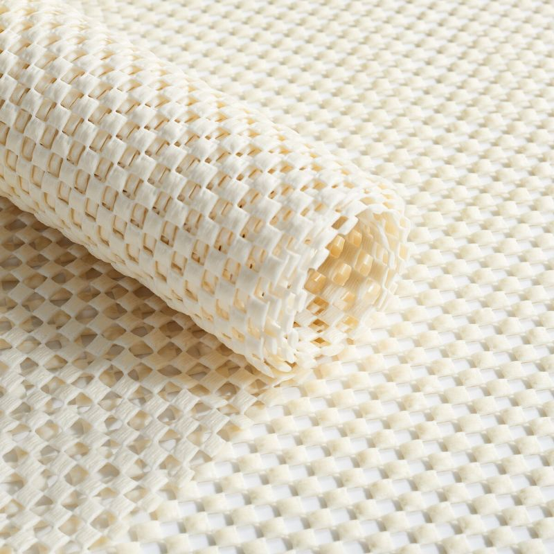Grid Pad PAD111 Power Loomed Indoor Rug Pad - White - 4' x 6' - Safavieh
