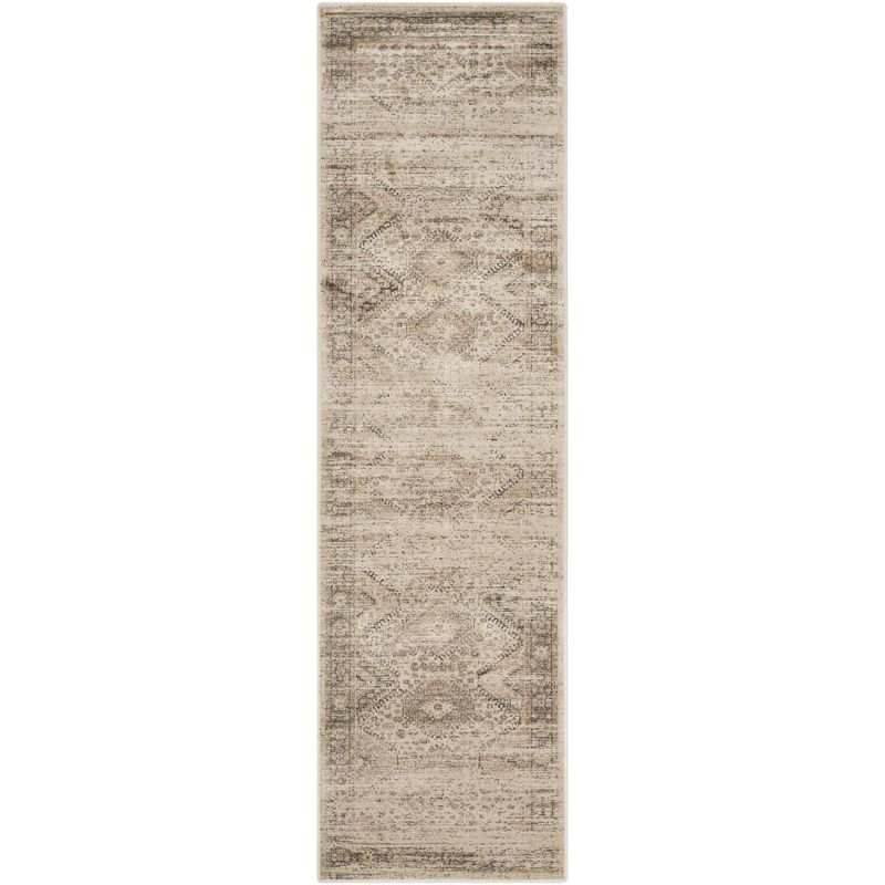 Vintage VTG118 Power Loomed Indoor Skid-Resistant Accent Rug - Stone - 2'7"x4' - Safavieh