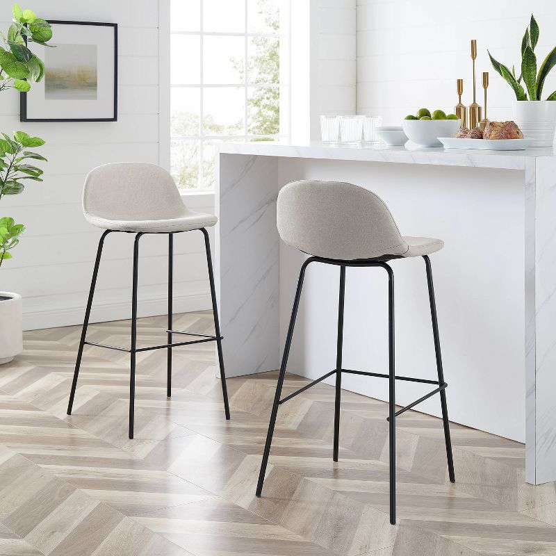 Set of 2 Riley Barstools - Crosley