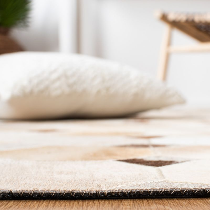 Studio Leather STL228 Hand Woven Indoor Runner - Ivory/Brown - 2'-3"x9' - Safavieh