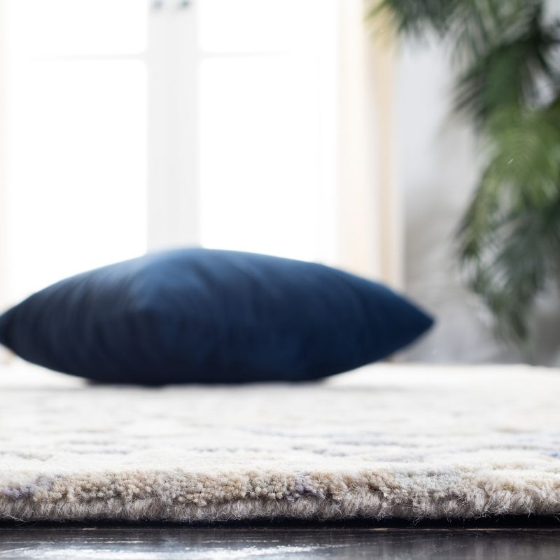 Glamour GLM622 Hand Tufted Area Rug - Grey/Blue - 5'x8' - Safavieh.