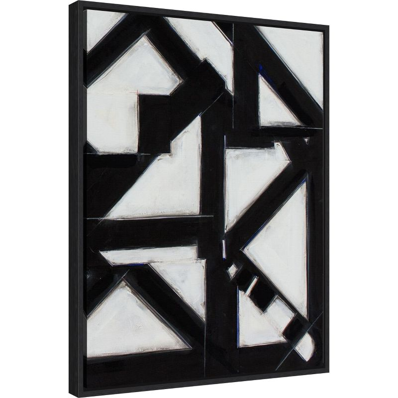 Amanti Art Topographic V by Rob Delamater Canvas Wall Art Print Framed 18 x 24-in.