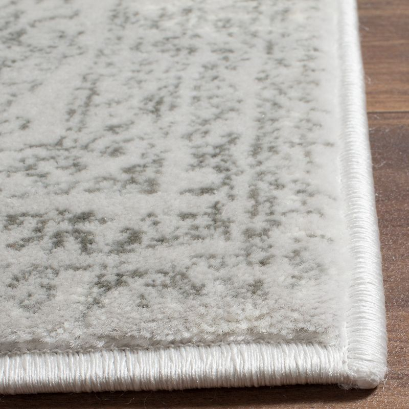 Carnegie CNG691 Power Loomed Area Rug - Light Grey/Grey - 6'7"x9'2" - Safavieh.