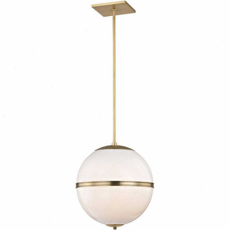 Crystorama Lighting Truax 3 - Light Pendant in  Aged Brass