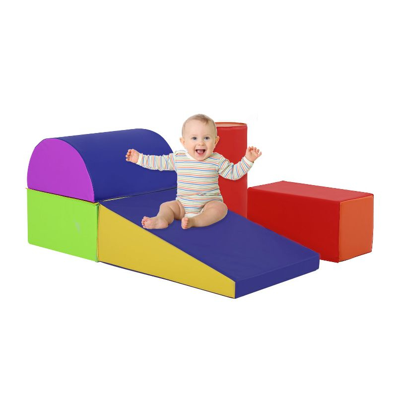 FDW Climbing Toys Soft Play Climbing 5-Piece for Toddlers and Kids, CM