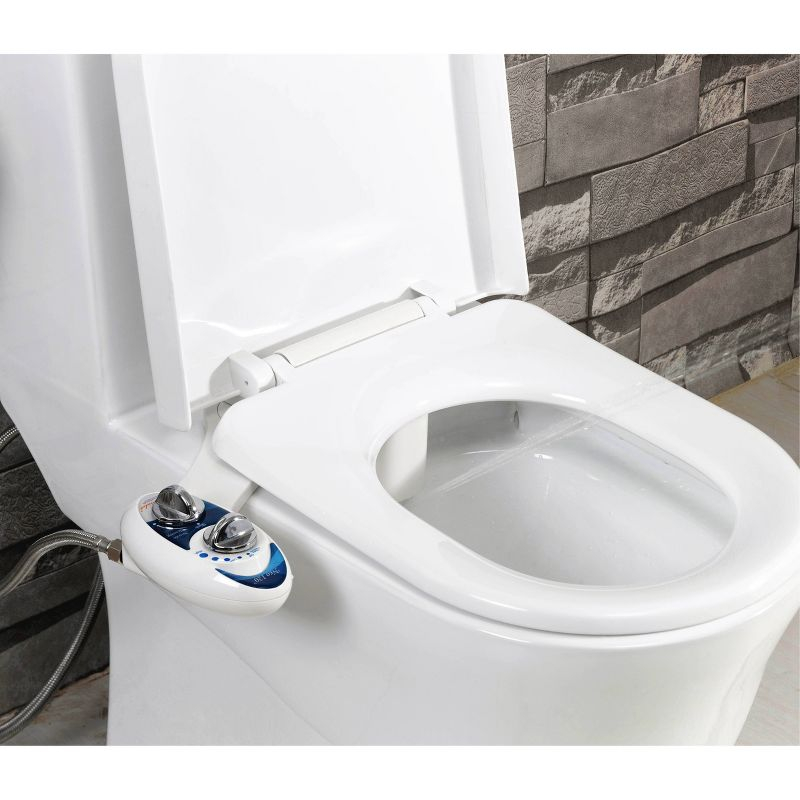 NEO 120 Mechanical Bidet Attachment White - LUXE Bidet: Hygienic Wash, Easy Install, Non-Electric, Ceramic Core
