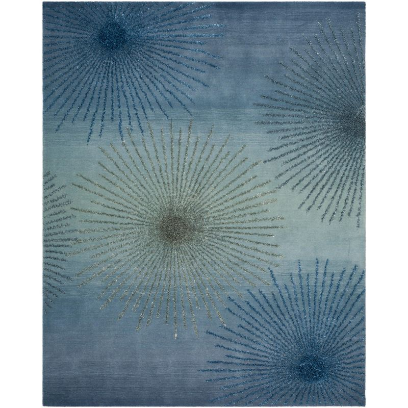 Soho SOH712 Hand Tufted Area Rug - Denim - 6'x9' - Safavieh.