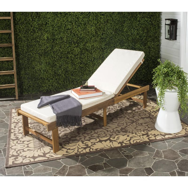 Inglewood Lounge Chair - Outdoor - PAT6723 - Natural/Beige -Safavieh