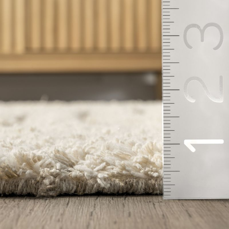 Arvin Olano x Rugs USA Arvin Olano x Rugs USA Riley Textured Shag Ivory Area Rug