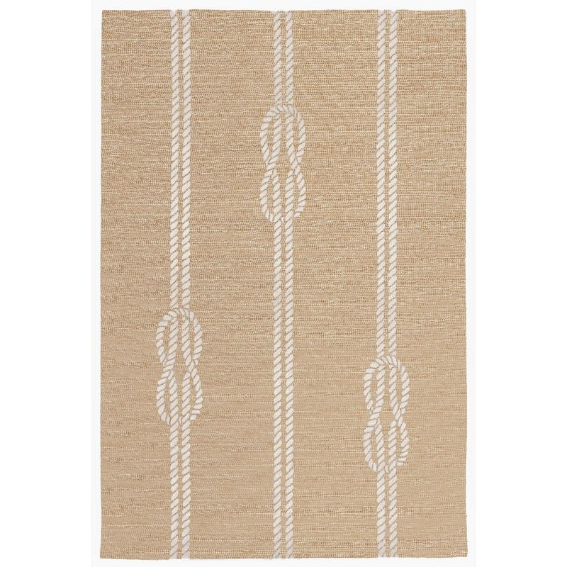 Liora Manne Capri Ropes Indoor/Outdoor Rug Neutral 7'6" x 9'6"