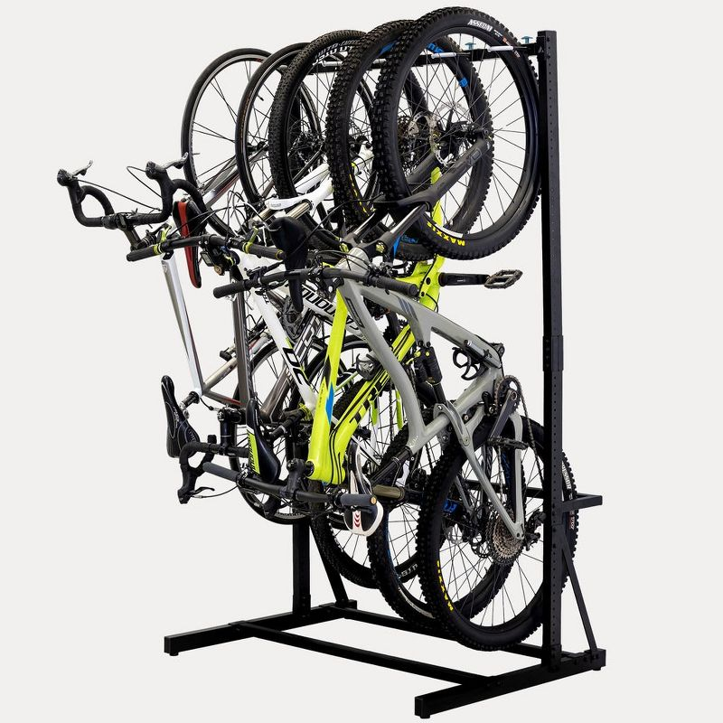Teal Triangle Freestanding G-Bike | Holds 5 Bikes