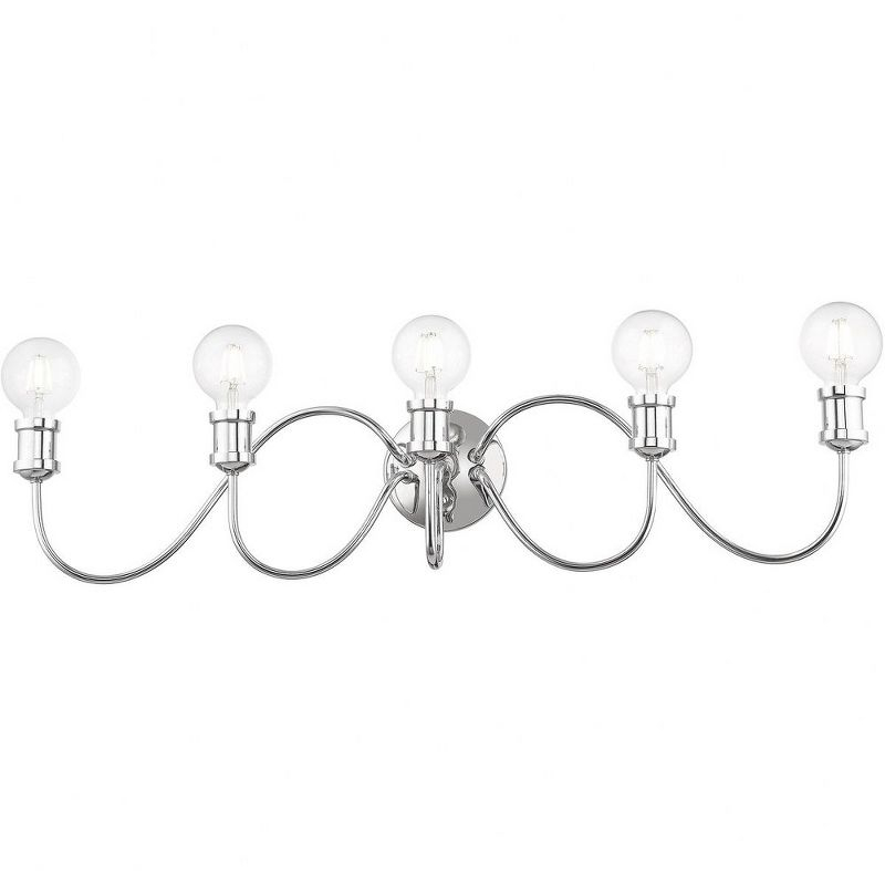 Livex Lighting Lansdale 5 - Light Vanity in  Polished Chrome