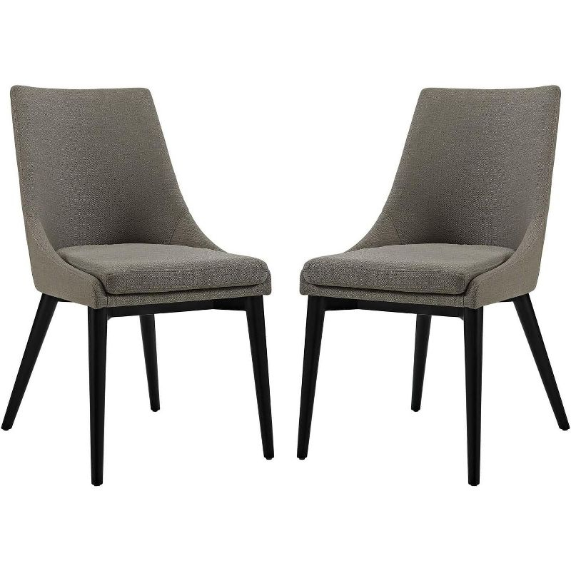 ModwayViscount Dining Side Chair Fabric Set of 2