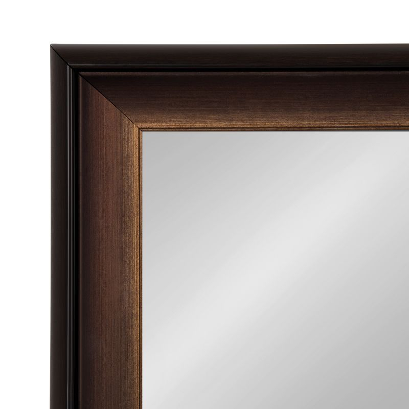20"x30" Gotley Rectangle Wall Mirror Bronze - Kate & Laurel All Things Decor: Transitional Style, No Assembly, Plastic Frame