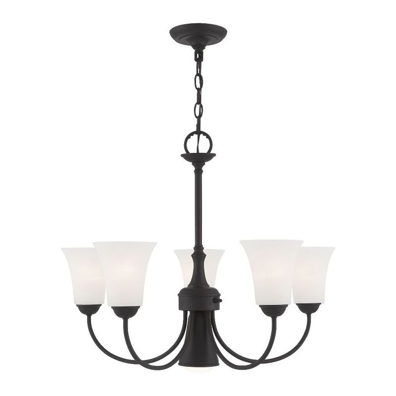 Livex Lighting Ridgedale 5 - Light Chandelier in  Black