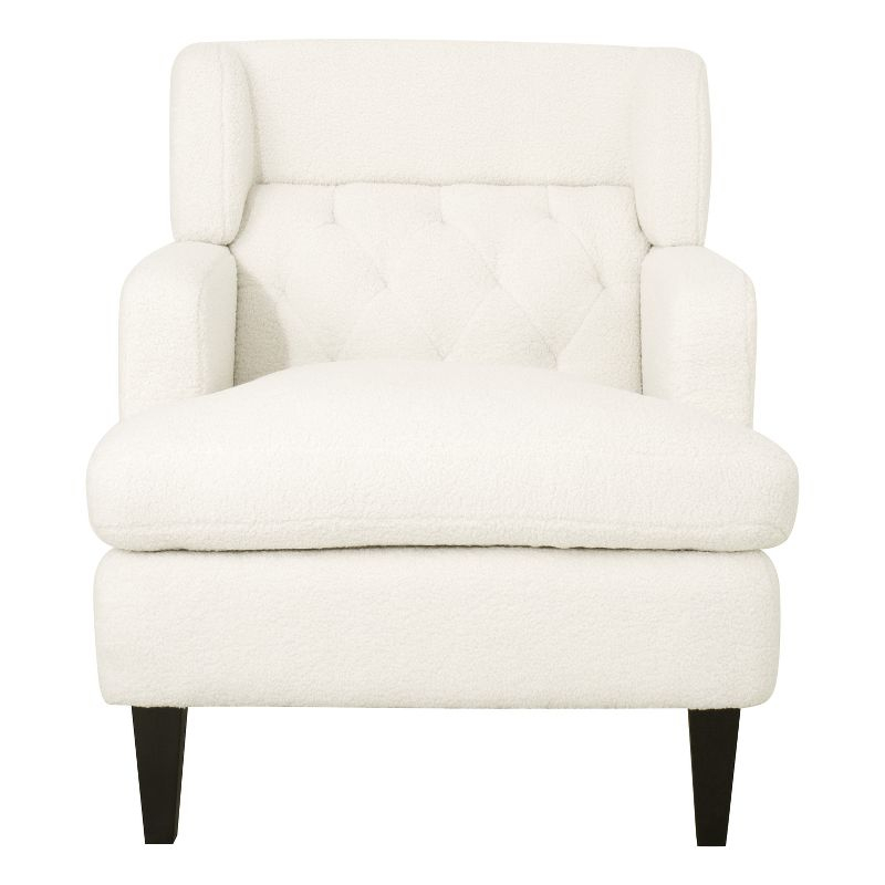 Christopher Knight Home Mantua Fabric Tufted Accent Chairs,Beige