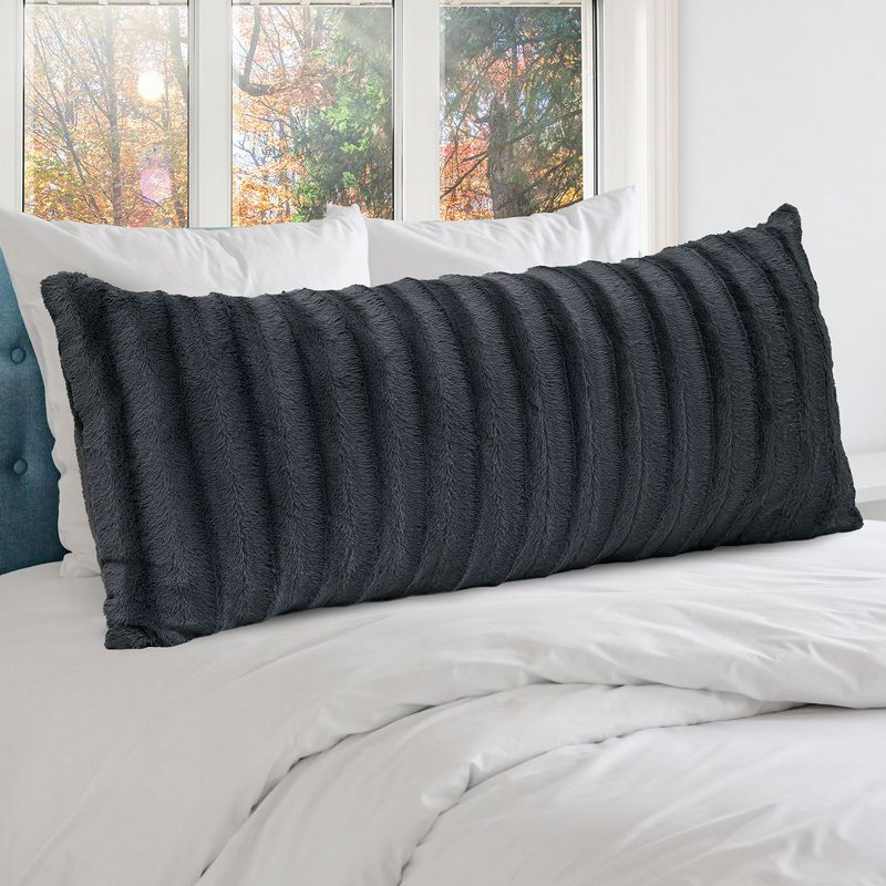 Faux Fur Throw Pillow