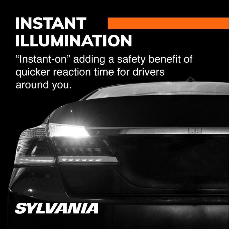SYLVANIA 168 T10 W5W White LED Bulb, (Contains 2 Bulbs)