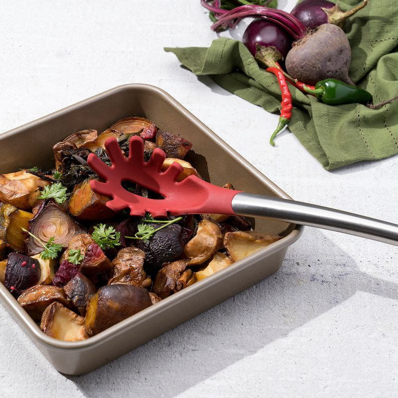 Cuisipro 9.5 x 2-Inch Square Steel Nonstick Baking and Cake Pan