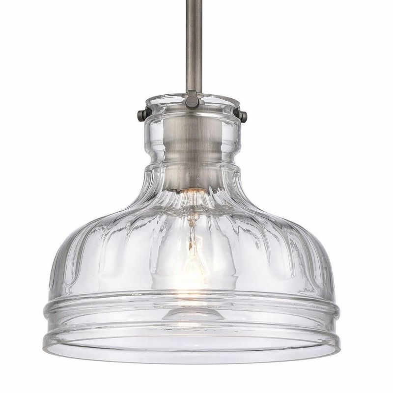 Elk Home Orinoco 1 - Light Pendant in  Weathered Zinc