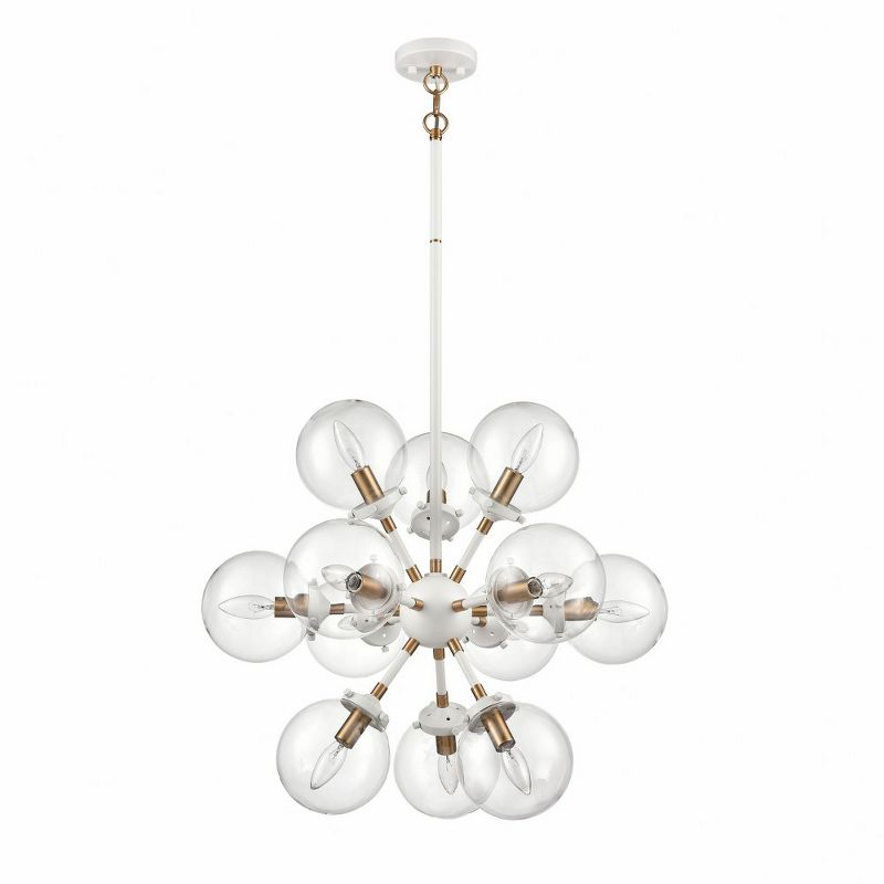 Elk Home Boudreaux 12 - Light Chandelier in  Matte White