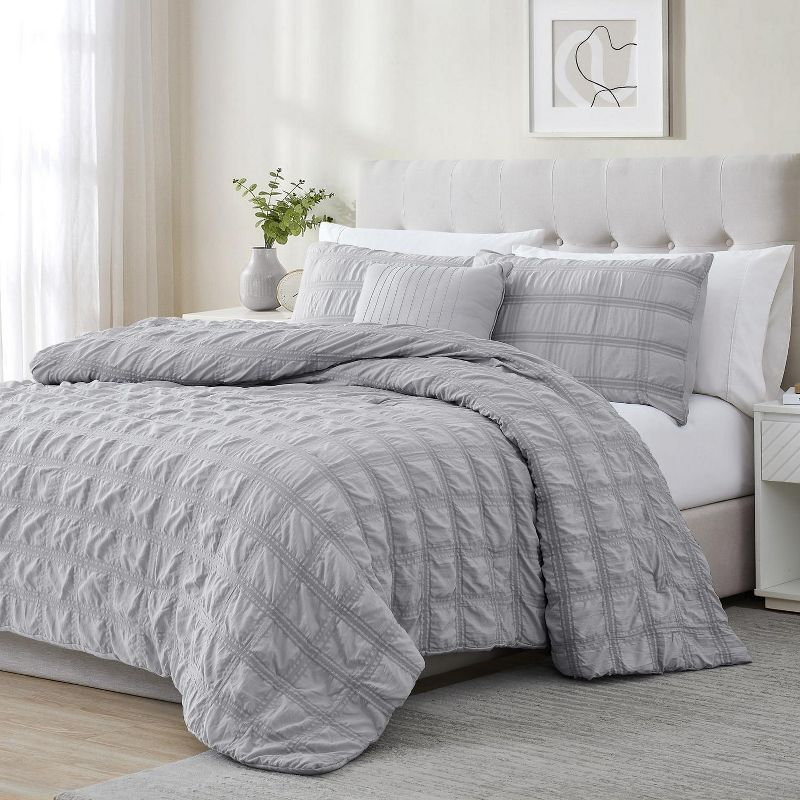 Linen Universe Eliza Seersucker Comforter Set