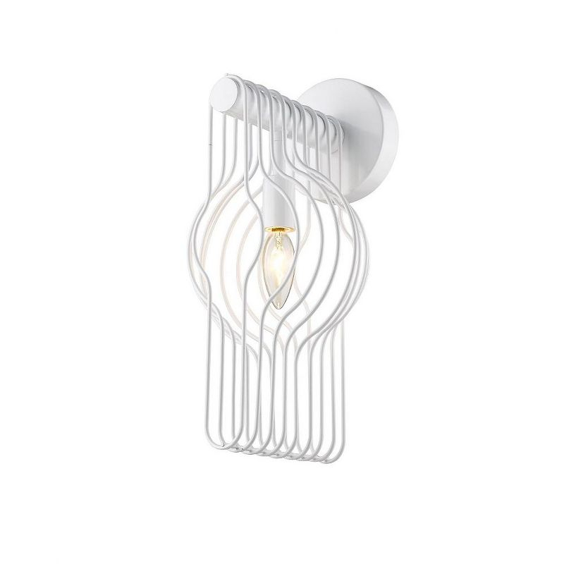 Z-Lite Contour 1 - Light Wall Light in  White