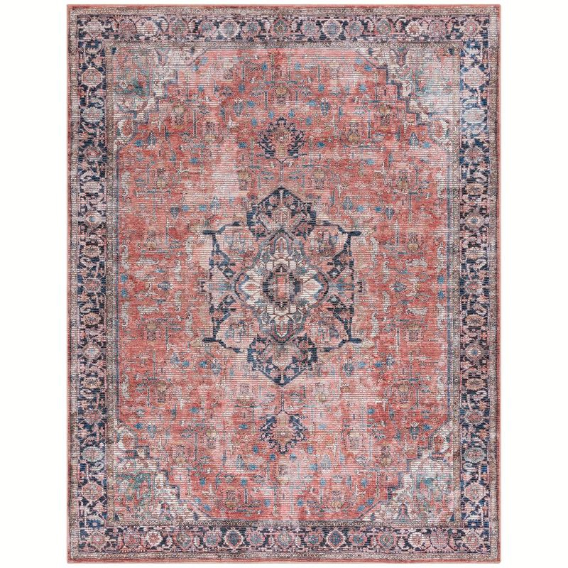 Serapi SEP624 Power Loomed Indoor Area Rug - Rust/Navy - 9'x12' - Safavieh