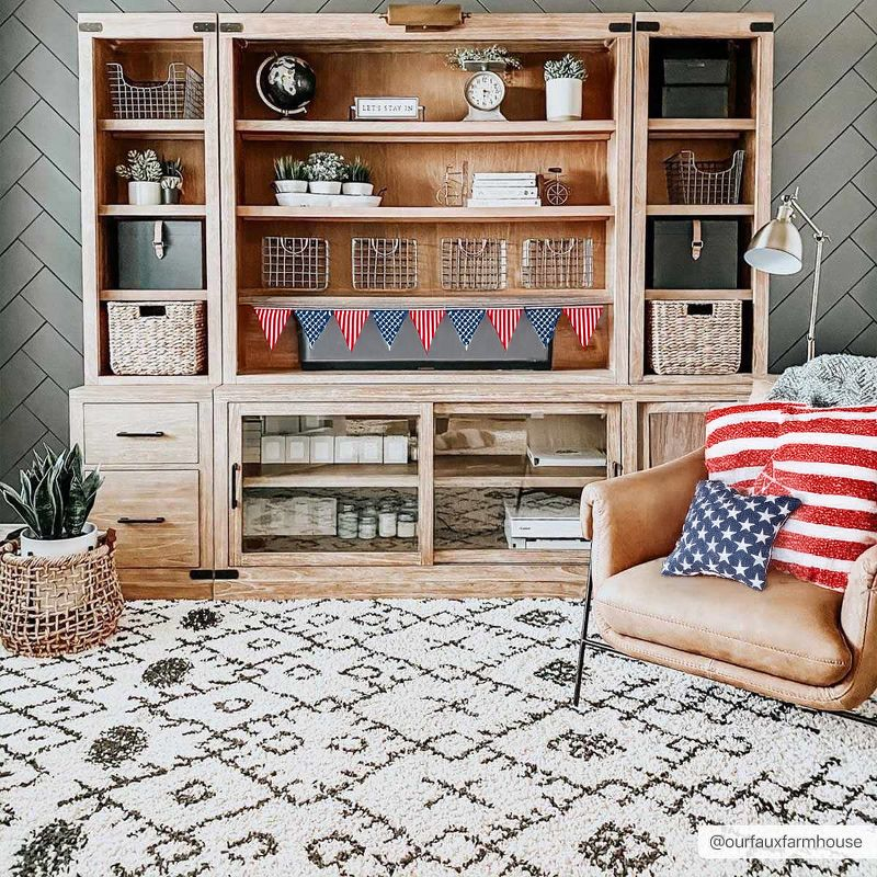 Hauteloom Rectangle Area Rug   Charcoal