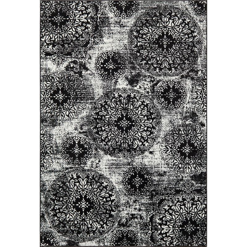 Unique Loom 6' 0 x 9' 0 Sofia Grand Black Area Rug
