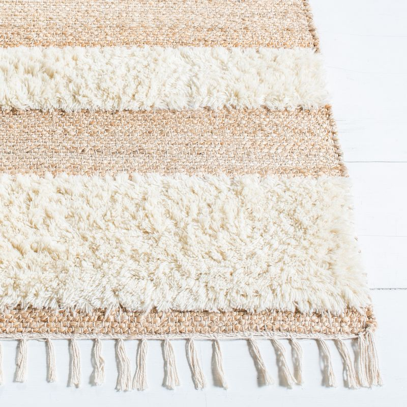 Natura NAT123 Hand Woven Area Rug - Natural/Ivory - 3'x5' - Safavieh.