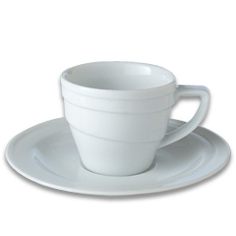 BergHOFF BergHOFF Essentials Eclipse Hotel Porcelain Espresso Cup and Saucer