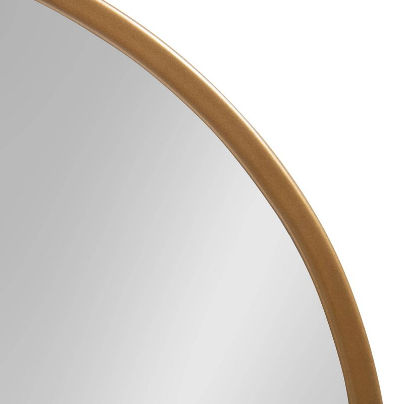 16" x 48" Valenti Tall Framed Arch Mirror Gold - Kate and Laurel