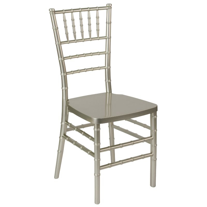 Flash Furniture HERCULES PREMIUM Series Champagne Resin Stacking Chiavari Chair