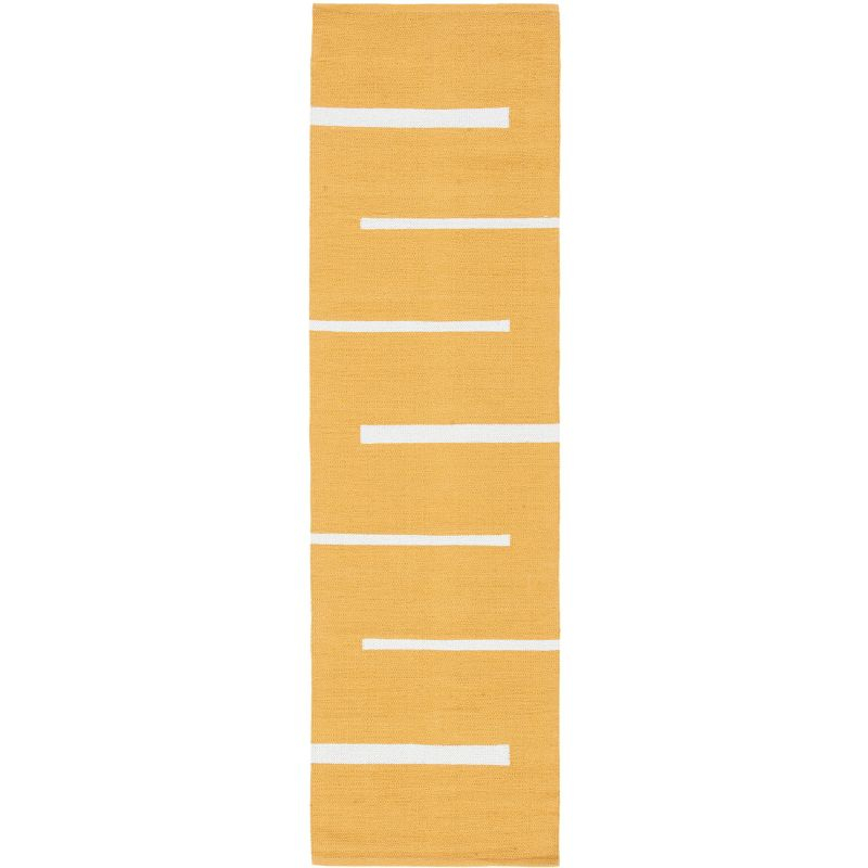 Montauk MTK311 Hand Woven Indoor Runner Rug - Gold/Ivory - 2'3"x8' - Safavieh