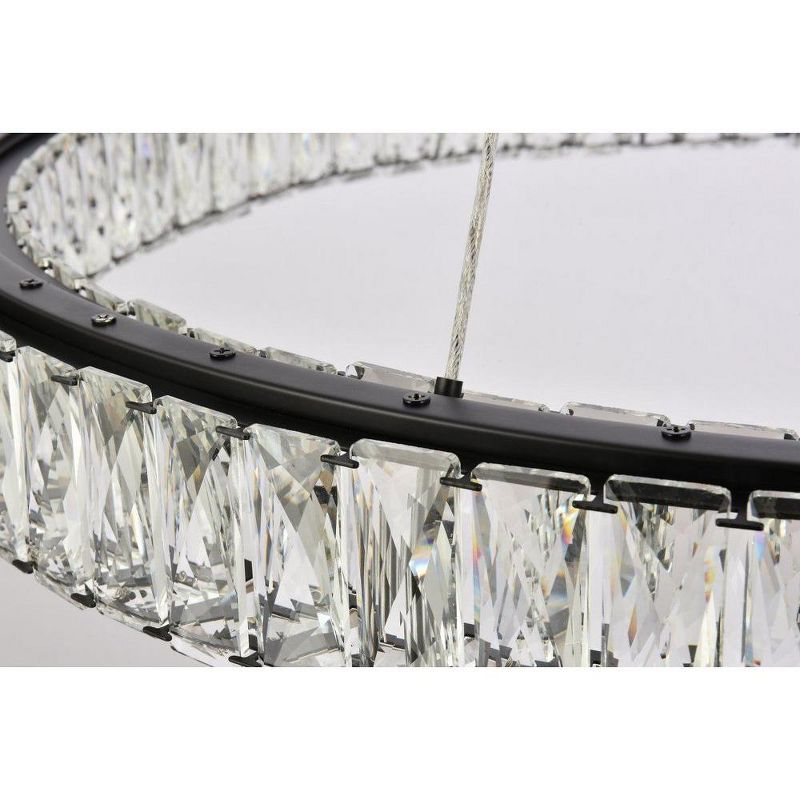 Elegant Lighting Monroe 1 - Light Pendant in  Black