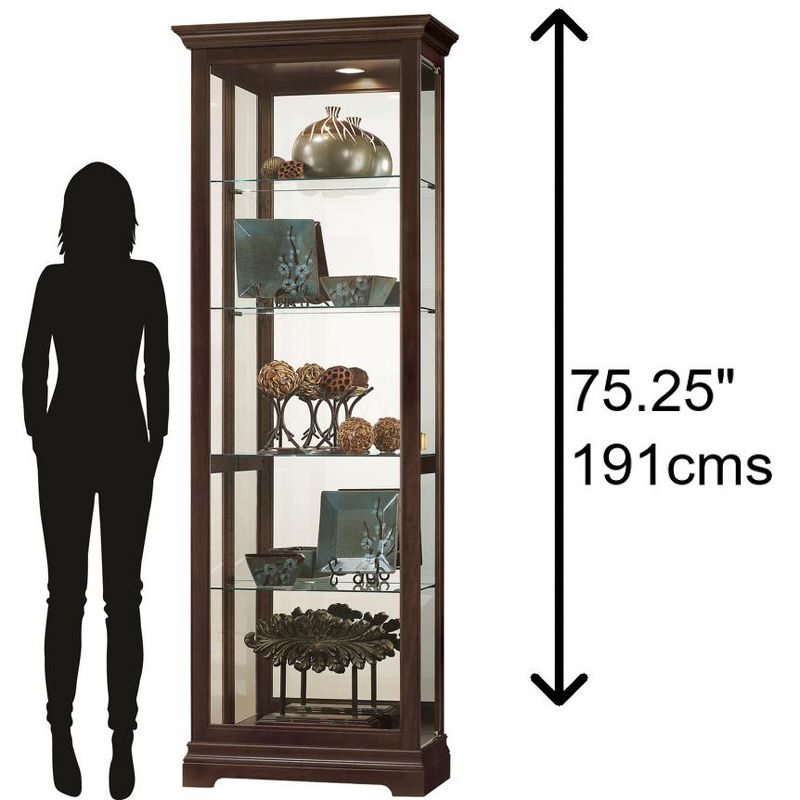 Howard Miller Brantley Curio Cabinet 680671 Espresso