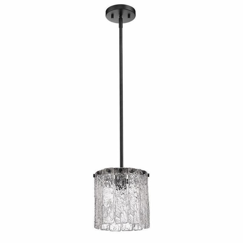 Z-Lite Glacier 1 - Light Pendant in  Matte Black