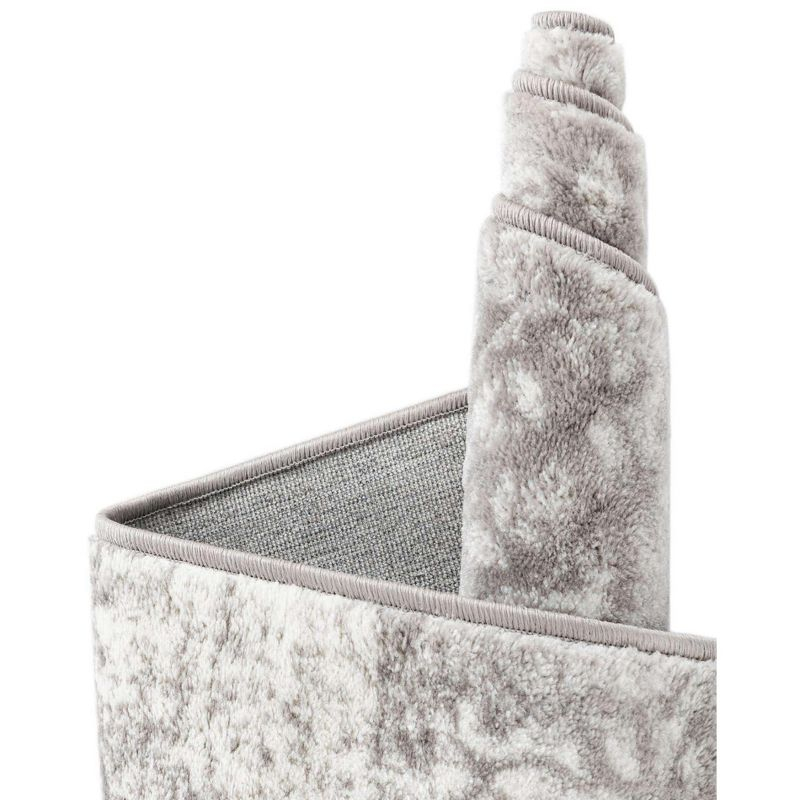 Unique Loom 3' 3 x 5' 3 Rectangle Sofia Light Gray Area Rug