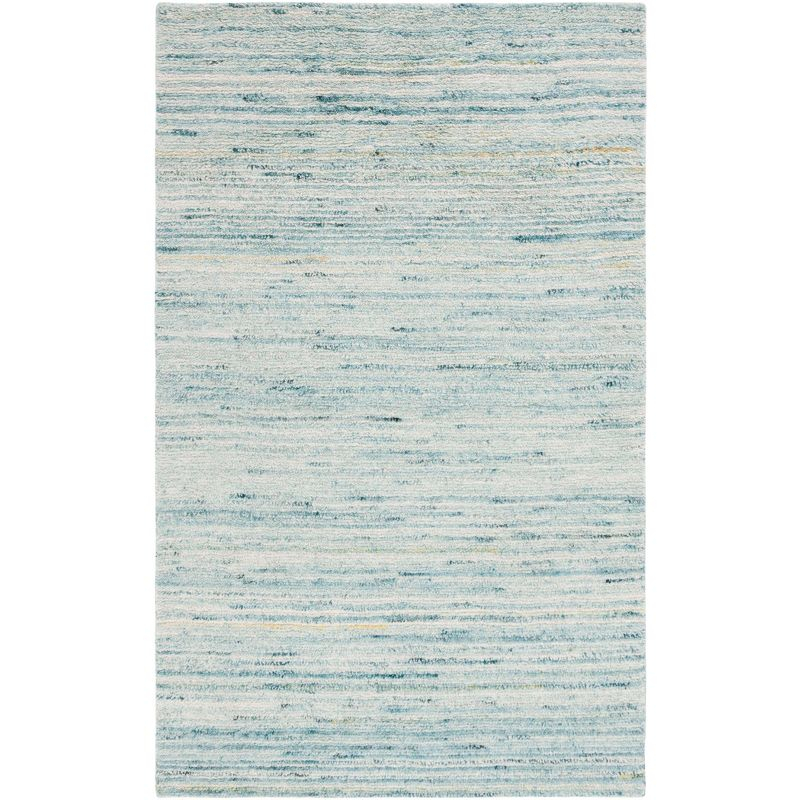 Casablanca CSB792 Hand Woven Indoor Accent Rug - Turquoise/Ivory - 3'x5' - Safavieh