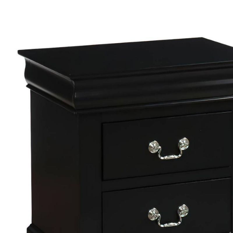 Acme Furniture Louis Philippe III Nightstand Black