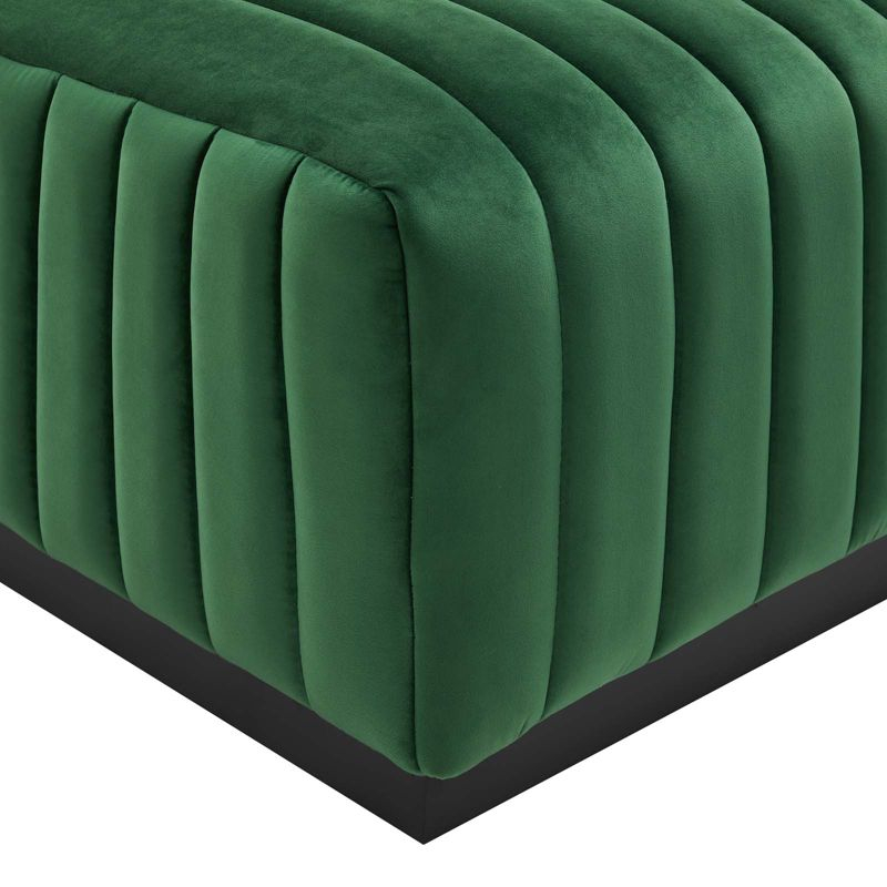 Modway Conjure Channel Tufted Performance Velvet Ottoman