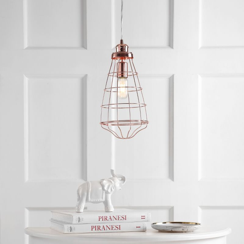 Henni 7.5" Pendant - PND4037 - Rose/Gold - Safavieh