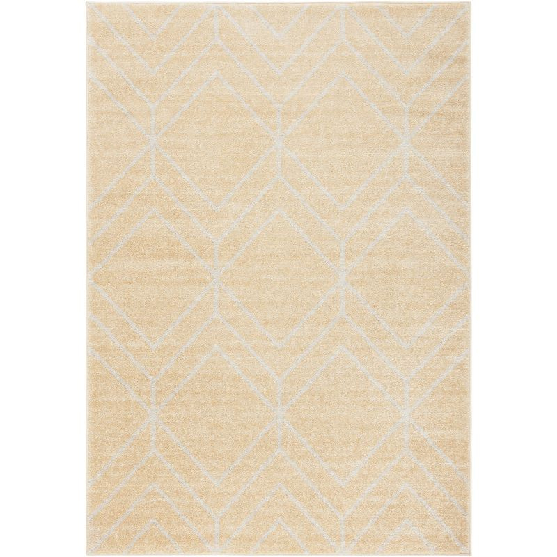 Adirondack ADR241 Machine Made Indoor Area Rug - Gold/Light Grey - 9'x12' - Safavieh