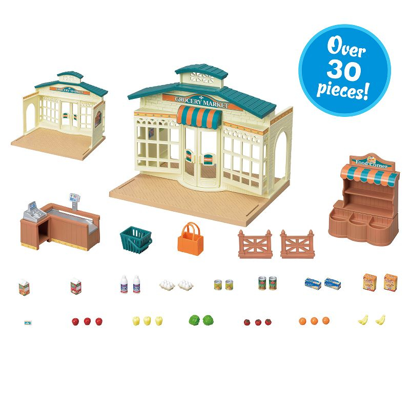 Calico Critters Grocery Market, Dollhouse Playset