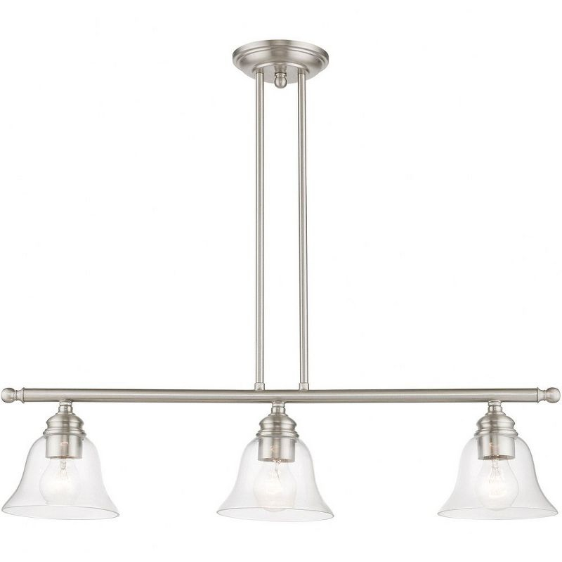 Livex Lighting Moreland 3 - Light Chandelier in  Brushed Nickel